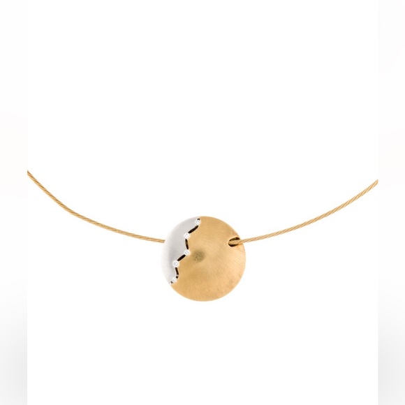 18k solid gold necklace - Picture 2 of 3